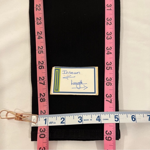 🎉HP🎉 NEW NWT 7 for all Mankind Black The Skinny USA Made Denim Jeans Size 27 - Picture 12 of 12